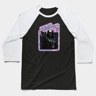 The Villain (pink starfield, original border) Baseball T-Shirt